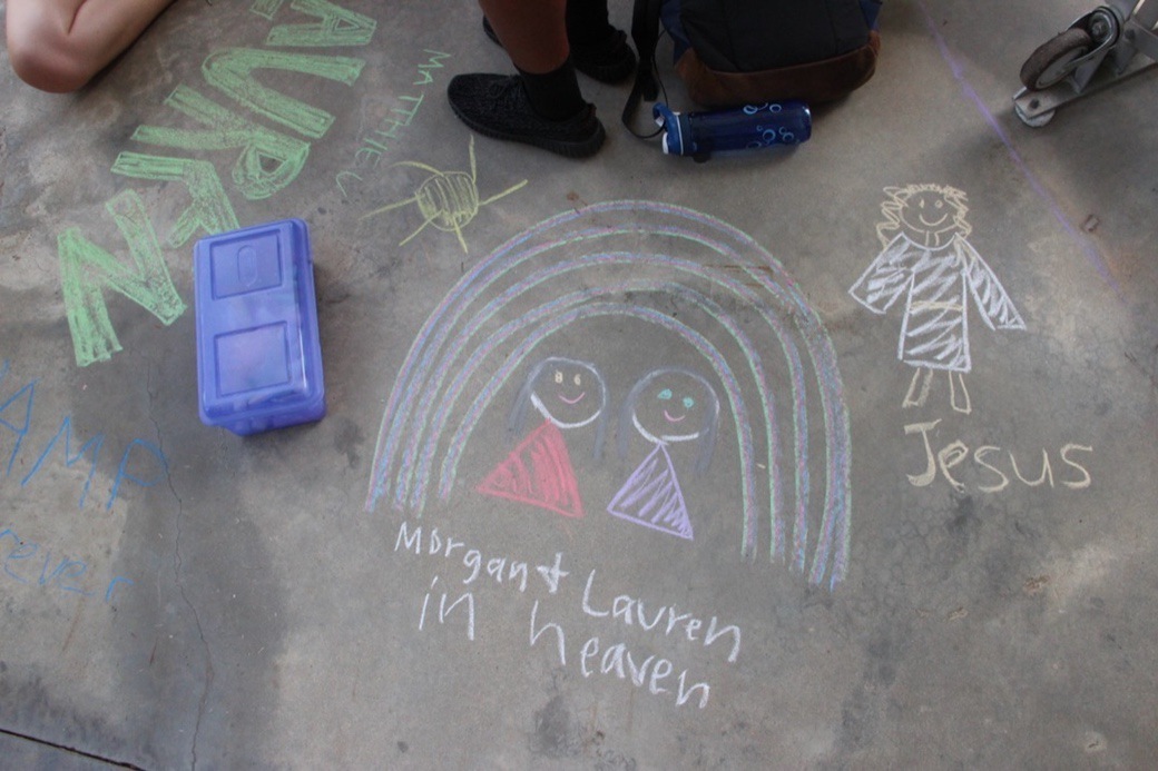 Swamp Corps Summer Camp Chalk Art